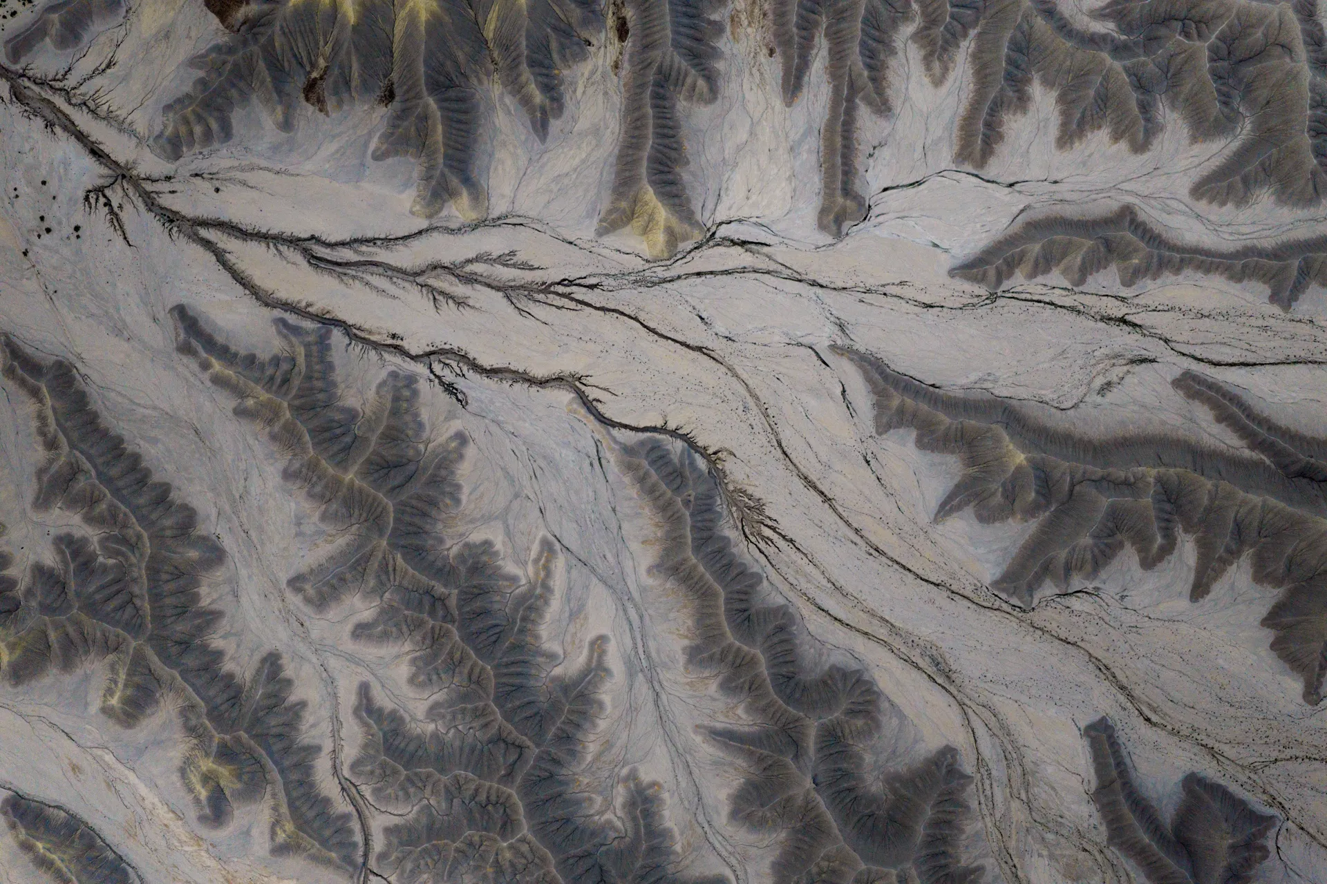 Badlands from Above — fine art landscape photography print by Paul Anderson, Factory Butte, Utah