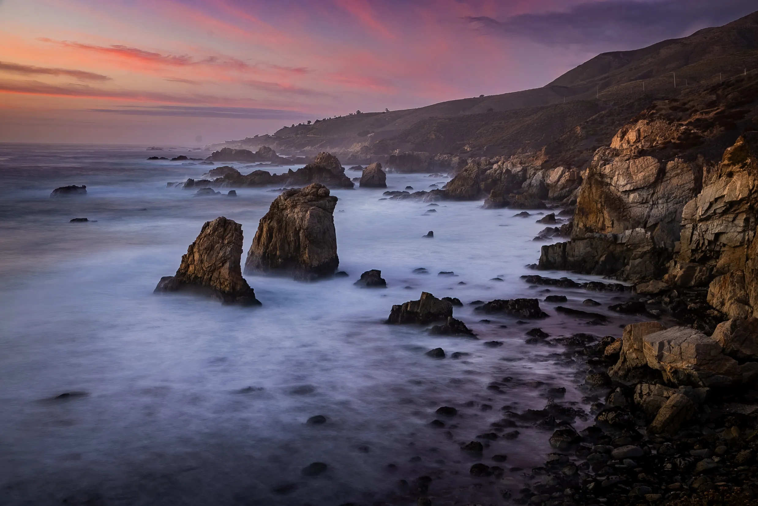 Big Sur Stacks — fine art landscape photography print by Paul Anderson, Big Sur, California