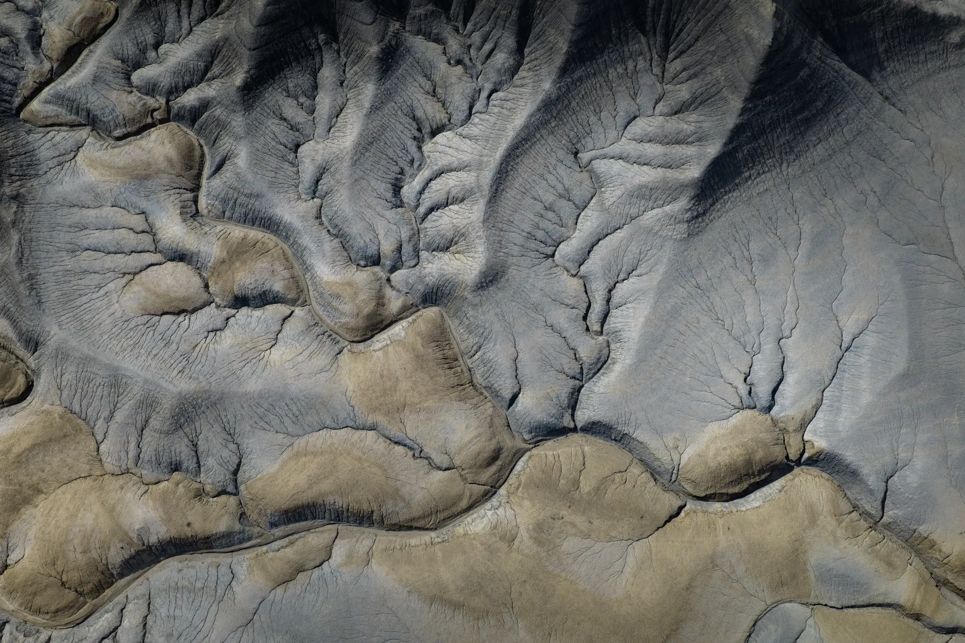 Earth Abstract — fine art landscape photography print by Paul Anderson, Factory Butte, Utah