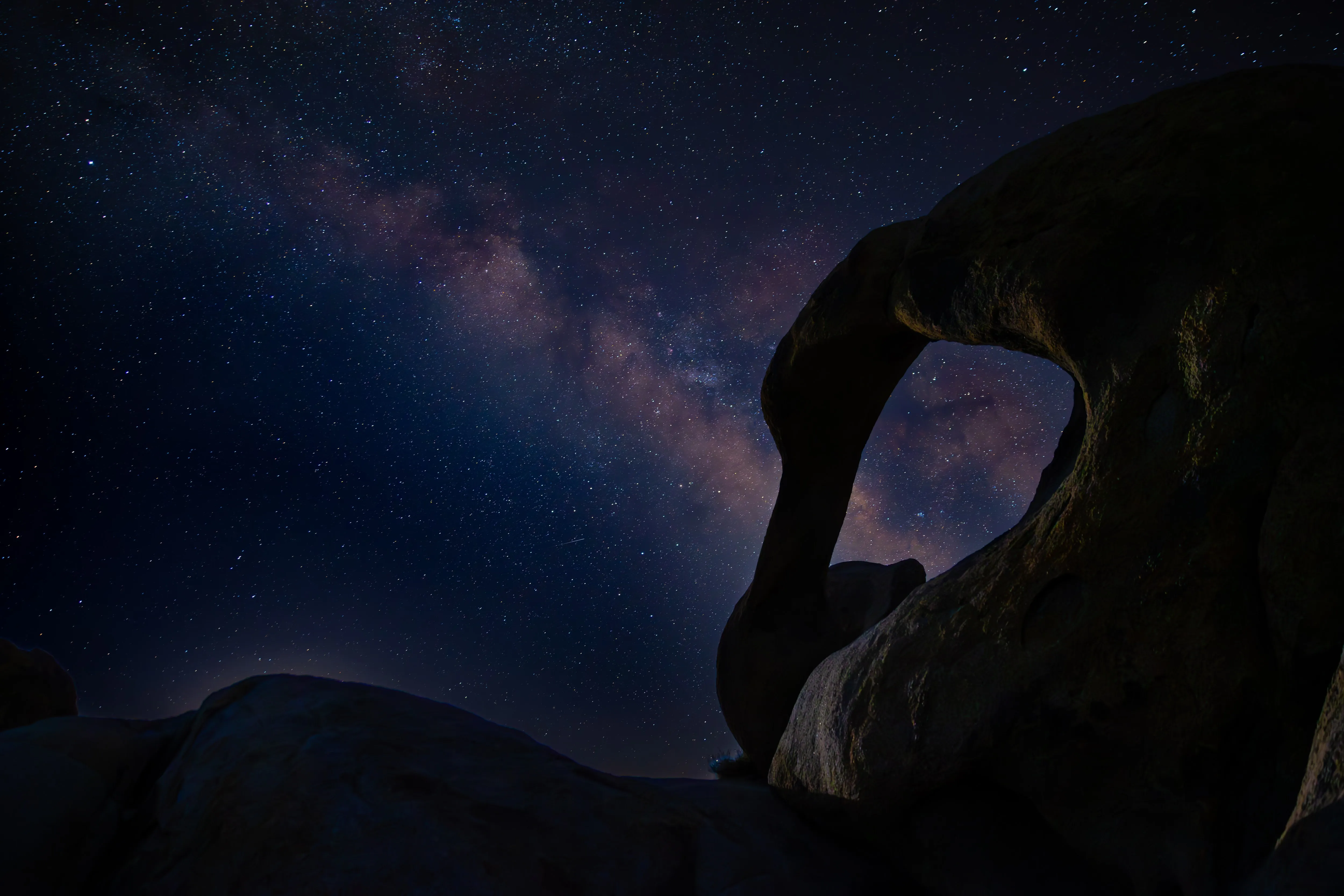 Milky Way Arch — fine art landscape photography print by Paul Anderson, Alabama Hills, California