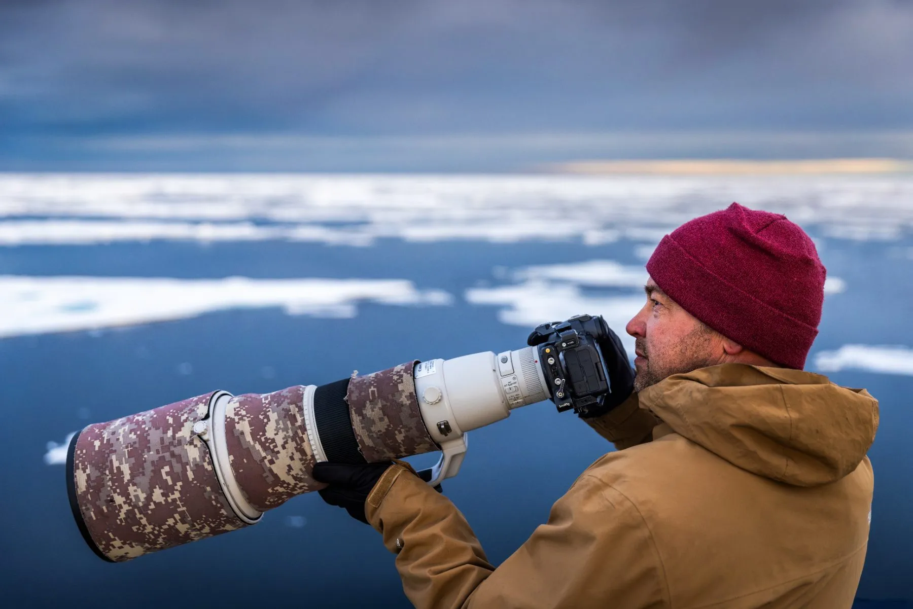 Portrait of photographer Paul Anderson on the road
