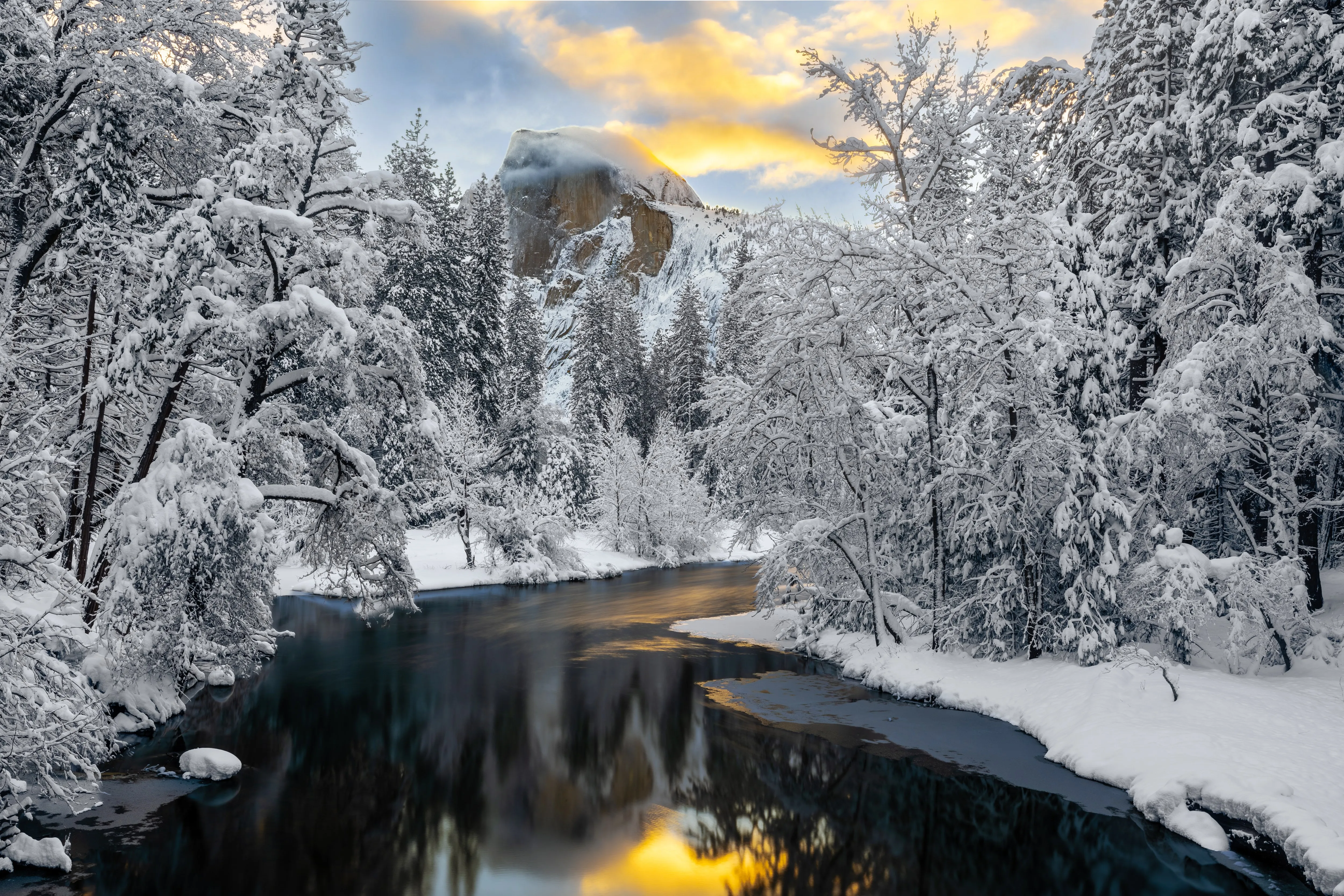 Half Dome from Sentinel Bridge — fine art landscape photography print by Paul Anderson, Yosemite, California